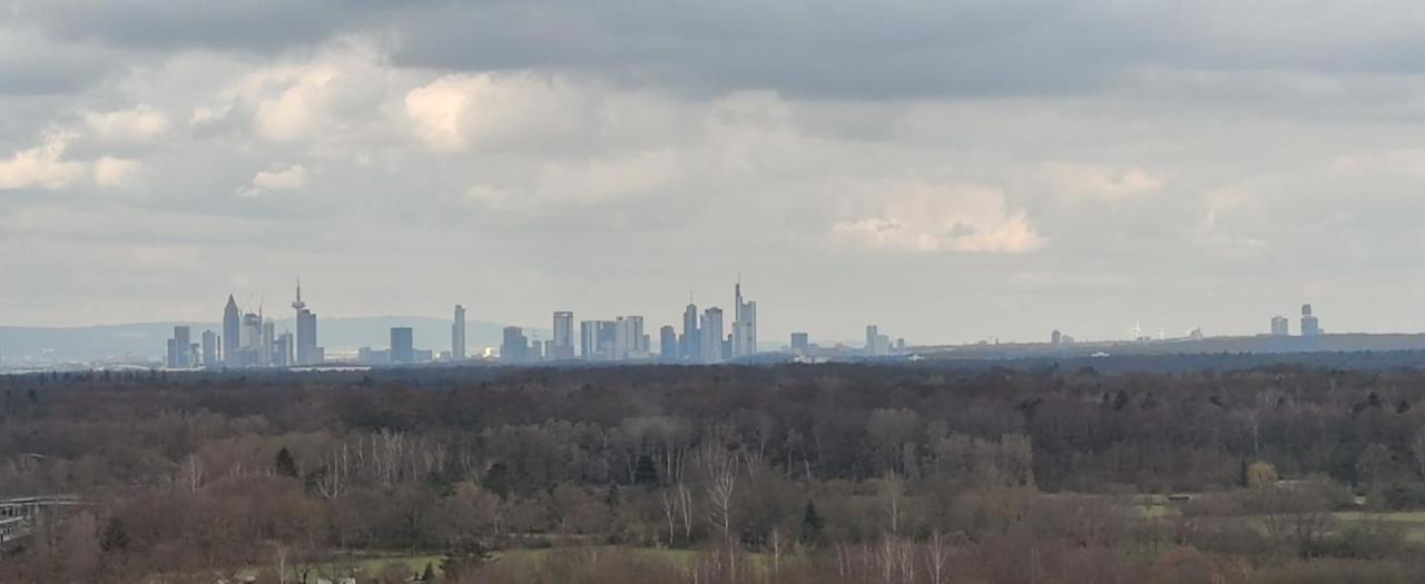 Skyline-Aussicht Und Fantastische Sonnenuntergaenge Apartment Langen  Bagian luar foto