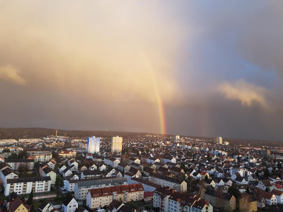 Skyline-Aussicht Und Fantastische Sonnenuntergaenge Apartment Langen  Bagian luar foto